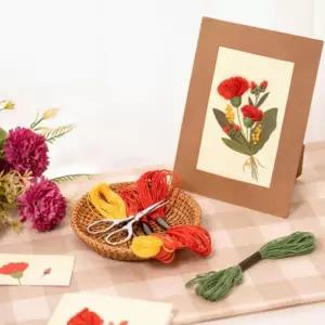 초등 이벤트 부모님 생신 자수 편지 어버이날 카네이션 diy 스승의날 카드 만들기 가정의달