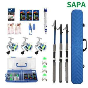 [리코]SAPA 초보자 원투낚시 풀세트 바다 민물낚시 원투낚시대