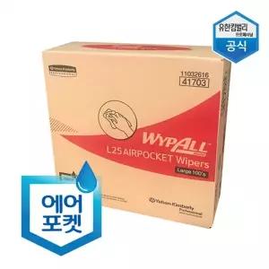 [하프클럽/]와이프올 L25 에어포켓 와이퍼 대형 600매 1박스 41703