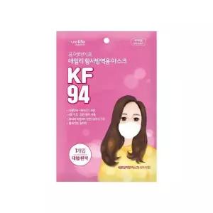 KF94 새부리형 마스크 대형 100매 화이트