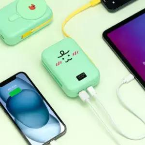 아트박스 카카오프렌즈 니니즈 죠르디 케이블형 맥세이프 보조배터리 20000mAh