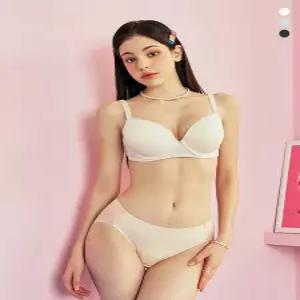 [C-G컵] 하이브리드 와이어 보정 브라팬티 세트(SSET677)