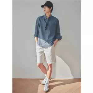 [폴햄](마산점) 남성 면 4부 밴딩 전체밴딩 반바지