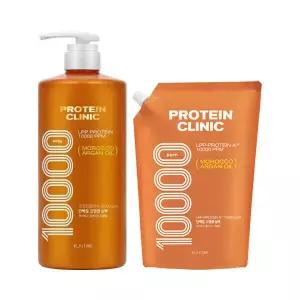 엘라스틴 프로틴클리닉 고영양 샴푸 용기 1000ml +리필 900ml