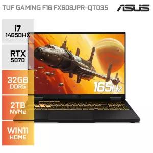 ASUS TUF 게이밍 F16 FX608JPR-QT035 인텔i7 14650HX RTX5070 165Hz 게이밍노트북 (32GB/2TB/WIN11)YO