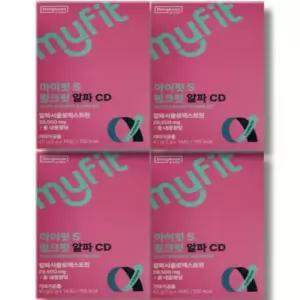 동국제약 마이핏S 핑크핏 알파CD 분말 14포 4박스