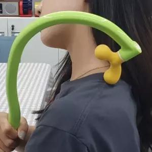 어깨 한손 안마기 결릴때 갈고리 등 승모근 지압 볼 셀프 근육 마사지