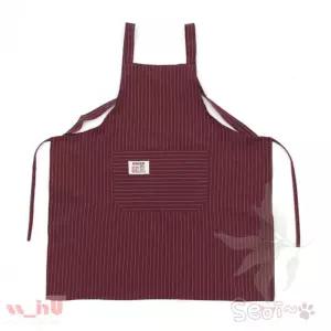 스트라이프 H형 앞치마 레드 모던한앞치마