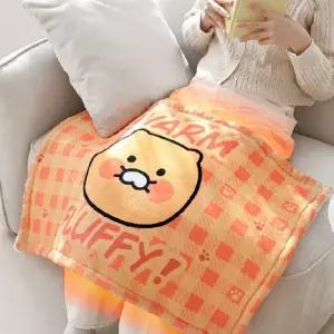 카카오프렌즈 춘식이 온열 무릎 담요