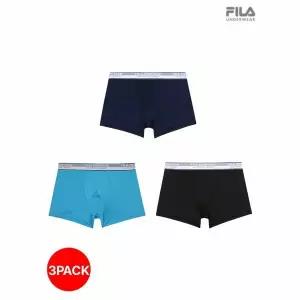 [하프클럽/휠라 언더웨어]브라이트 밴드포인트 남성드로즈 3PACK (FI4DRG1615M_