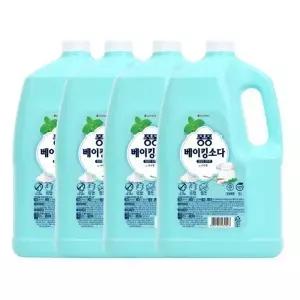 퐁퐁 주방세제 베이킹소다 3000ML 4개