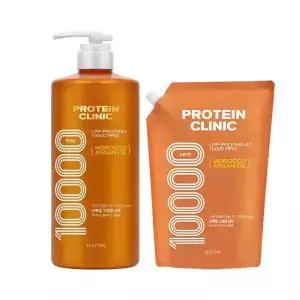 엘라스틴 프로틴클리닉 고영양 샴푸 용기 1000ml +리필 900ml
