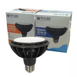 장수램프15W PAR30 확산형 LED 컨버터내장전구 할로겐 스팟라이트 다운 집중조명