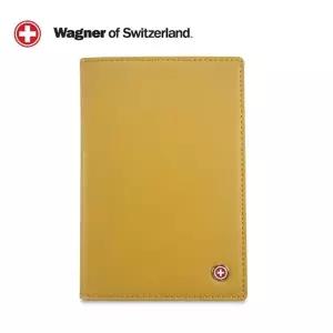 SwissWagner 천연소가죽 여권지갑 (골드옐로우)