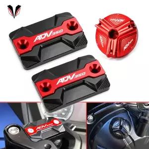 ADV350 Adv350 Adv 350 -2024 2025 바이크 오토바이 액세서리 CNC 프론트 브레이크 오일 리저버 커버 오일