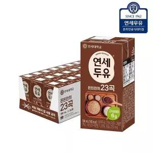 연세두유 든든한끼 23곡 두유 190ml 24입 우유 미숫가루 음료