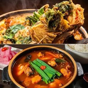 국내산 뼈다귀해장국 3팩 + 군산식 짬뽕탕 3팩