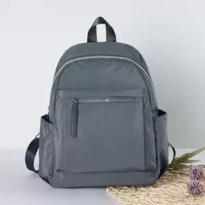 [패션shop] 여성 중년 책가방 캐주얼 가벼운 백팩 그레이 가방