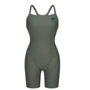 여성 매트 서포트백 3부 반신수영복 카키 RN-LS2G869-KACA