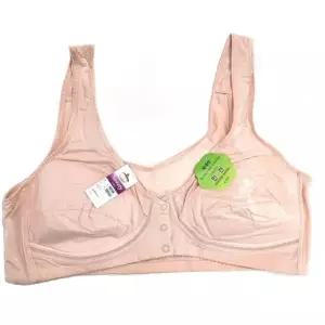 국산 인견 앞단추브라 베이지 블랙 105까지
