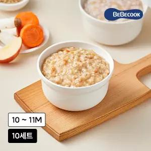 후기2단계 시판이유식 정기식단 10-11개월 10세트(180g x 30팩)