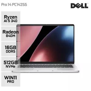 DELL Pro 14 PC14255 Ryzen AI 5 340 14인치 FHD+ 사무용 대학생 노트북 WIN11 PRO 16GB 512GB YO