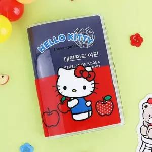 [하프클럽/셀럽하우스]헬로키티 여권 케이스 지갑 투명여권커버 방수여권케이스 중학생생일선물