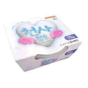 도너랜드 천사점토 70g클레이 찰흙 칼라 컬러 놀이 미술 완구 만들기 감각발달