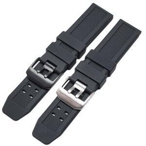 Luminox 용 고무 시계 호환용 호환용 밴드 호환 7251 3050 실리콘  블랙 23mm