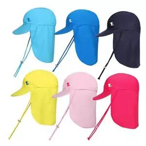 베베샤 캣로고 플랩캡 아동 유아 물놀이모자 워터파크