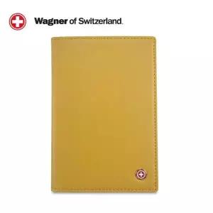 [하프클럽/셀럽하우스]SwissWagner 천연소가죽 여권지갑 (골드옐로우)