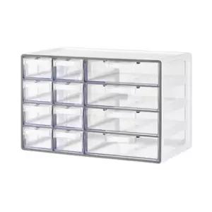 (1개입) 리템 시스맥스 UP 시스템멀티박스 12단 복합형 GR (회색) 280974 / 450X208X278mm (nx)