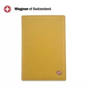 SwissWagner 천연소가죽 여권지갑 (골드옐로우)
