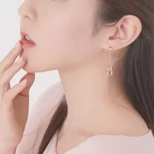 아루아 모니카 쥬얼리 주얼리 큐빅 드롭귀걸이 드롭 악세사리 이어링 선물
