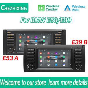 BMW X5 E39 E53 1995-2006용 7인치 차량용 멀티미디어 플레이어, 안드로이드 오토 무선 CarPlay GPS 네비게