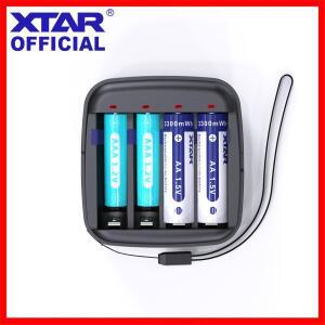 XTAR-AAA AA 충전기, 리튬 이온 1.2V, NI-MH 충전식 배터리, 타입-C 입력, USB 출력, 파워뱅크 1.5V BC4