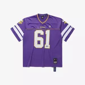 뉴에라 공용 NFL 미네소타 바이킹스 팬 웨어 티셔츠 퍼플 14954660