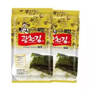 광천김 달인 재래 도시락김 40봉 조미김 구운김