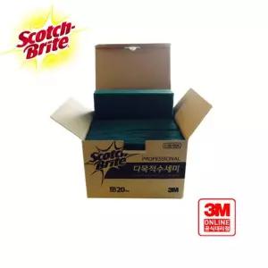 3M주방용품 스카치브라이트 96 다목적 수세미(20입)