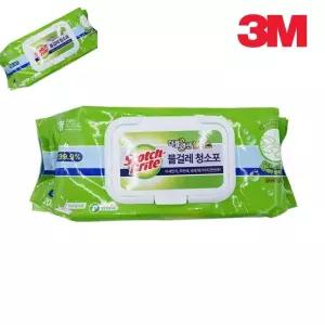 3M 막대걸레용 물걸레 청소포 더블액션+ 대형 20매 물걸레청소포 3m물걸레청소포 스카트물걸레청소포 3엠물