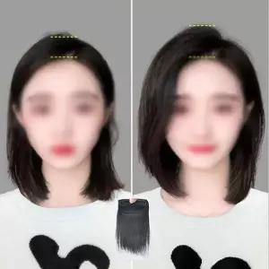 키밍 볼륨 원터치 부분가발 정수리 피스 15센티미터