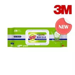 3M 물걸레 청소포 더블액션 플러스 대형 20매입