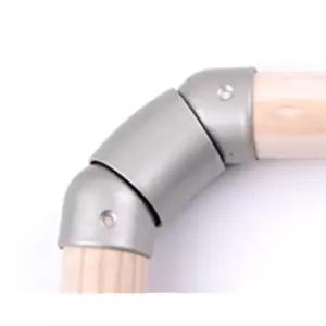 핸드레일부속 CB 코너입체브라켓 난간대 외부계단핸드레일