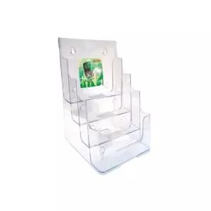세모네모 꽂이 4단 166x254x161 /카달로그/홀더/진열대/리플렛/전시대/거치대/홍보물/안내서/메모