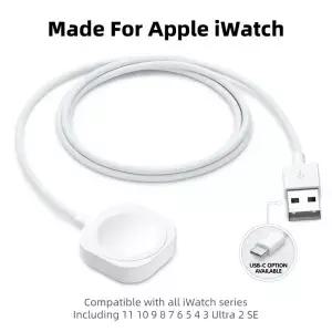 충전기 USB 마그네틱 무선 고속 충전 케이블 iWatch 11 10 9 8 7 6 5 4 3 2 SE/2 울트라 휴대용