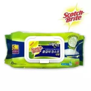 3M 더블액션 물걸레청소포 란우 대형 20매