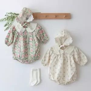 [키즈켈리]미코 보넷 바디 슈트 / 아기옷 신생아옷 바디슈트 바디수트