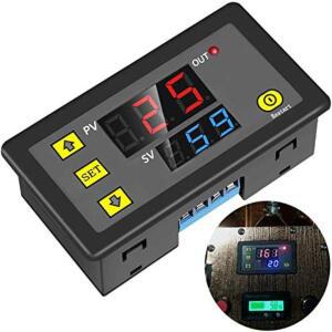 AC 110V 디지털 시간 지연 릴레이 LED 사이클 타이머 제어 스위치 조정 가능한