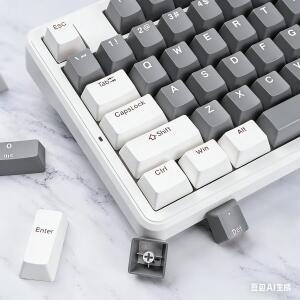 Keycaps PBT 104 키 OEM 프로필 이중 색상 사출 성형 공정 Cherry MX 스위치용