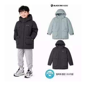 블랙야크키즈역시즌 필파워 중기장 구스패딩 가벼운 1BKPAWU003 2184084